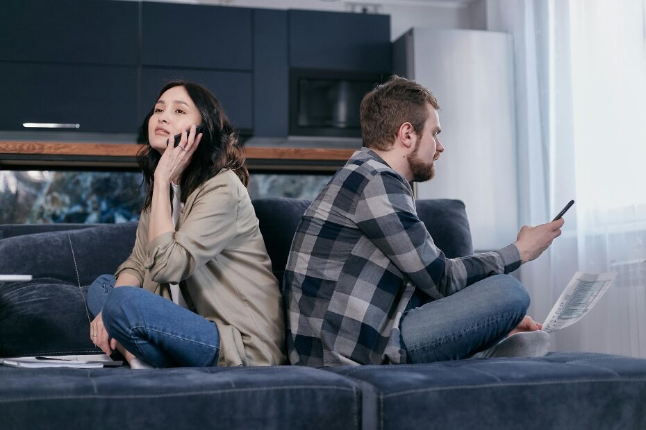 Una pareja atravesando un Problema.